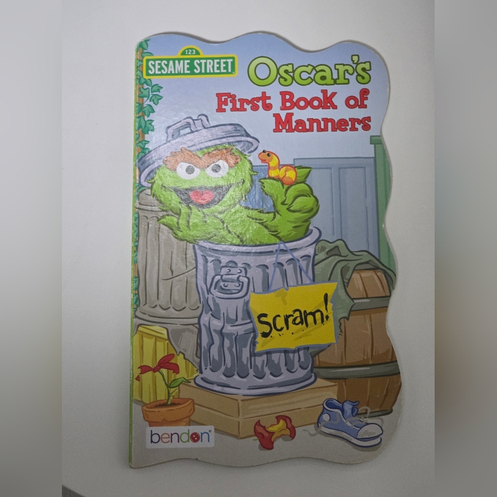 Sesame Street Green Oscar's First Manners Book 2017 Board Book [ Read Details ]
